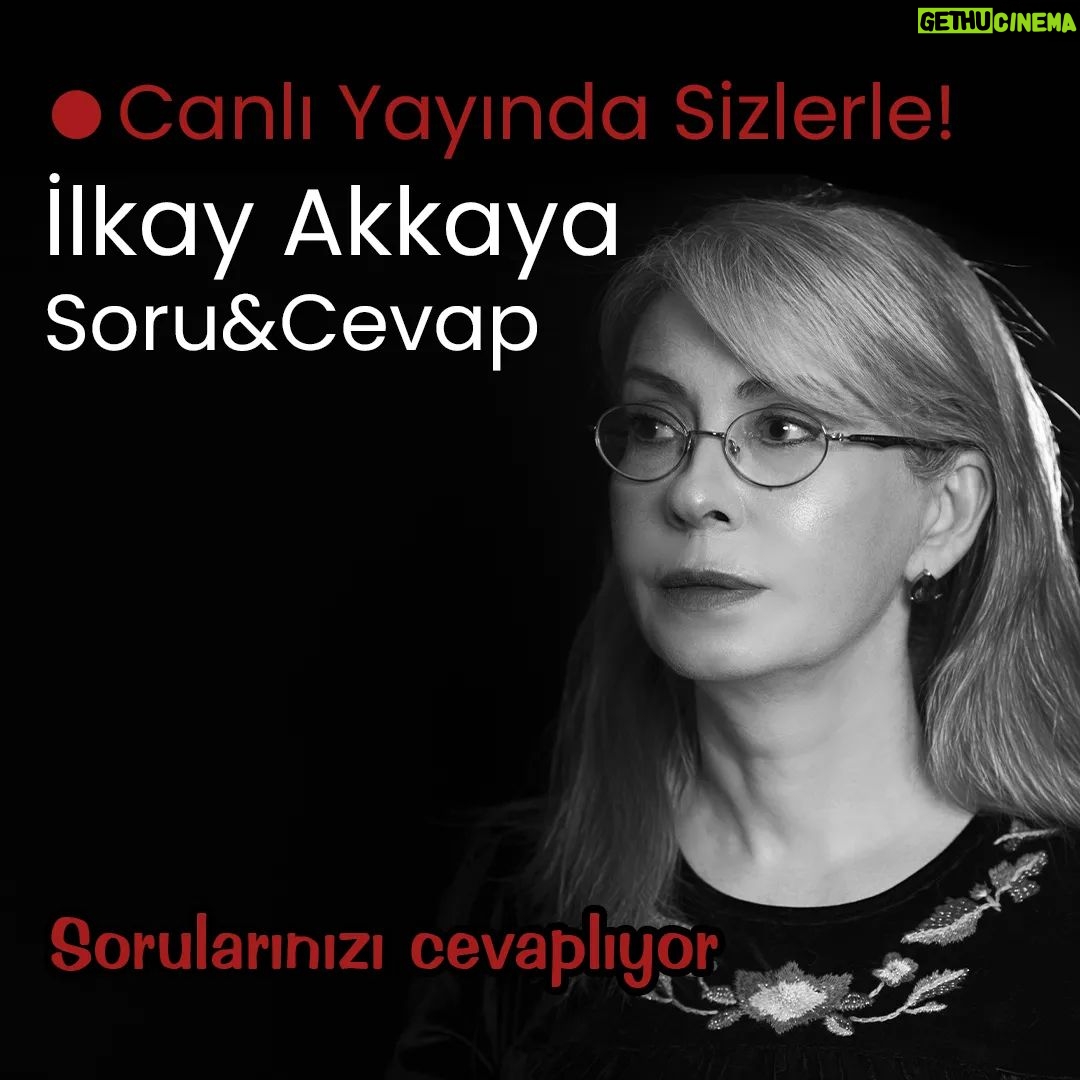 İlkay Akkaya - 3K Likes - Yarın (Cumartesi) saat 21 .00 de YouTube'de canlı sohbetteyiz.
Yeni şarkımız "Zarife" ve herkesin kendi zarifesi üzerine dertleşeceğiz.
Görüşmek üzere.
Sorularınızı yorumlara yazabilirsiniz 👇