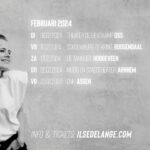 Ilse DeLange Instagram – Verrassing!! Vanaf aankomende februari starten wij een theatertour….ik ben met zoveel nieuwe muziek bezig, dat ik gewoon zin heb om deze songs voor jullie te spelen! Dus ik dacht, we gaan de theaters in ;-)

In februari en maart spelen we meerdere shows door het hele land met de band, heel veel zin in! De kaartverkoop voor de tour start aanstaande vrijdag om 10.00 uur…wie zie ik daar? ❤️