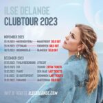 Ilse DeLange Instagram – Het aftellen is begonnen, volgende maand start de clubtour!! Ik heb daar zo ontzettend veel zin in, heerlijk spelen in de clubs, kan niet wachten….de kaartverkoop is hard gegaan, er zijn nog maar een paar kaarten voor Den Haag en Groningen. Voor de show in Tilburg zijn extra kaarten beschikbaar gemaakt! Wie zie ik bij een van deze shows? 🙏🏻❤️🙏🏻