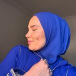 Iman Meskini Instagram - Eid Mubarak 💙🕌🌙