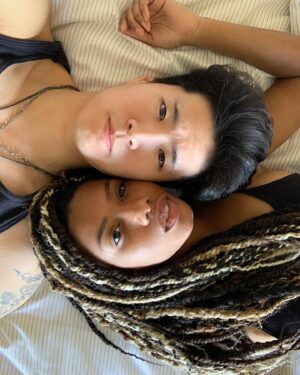 Imani Hakim Instagram - I heard this quote.. “date the type of person you would want your daughter to date” in short, i would be so thrilled if my kid brought someone like you home. ain’t gotta say nothin more.🥰 happy birthday to my hunny. cheers to many more adventures and many many manyyyy more hairstyles.