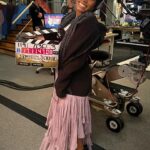 Imani Hakim Instagram - I directed my first episode of television this year— the feelings surrounding this accomplishment are through the fucking roof. Little Imani is beaming right now. I can’t wait to share not only this episode but this SEASON of MQ. We made some good TV this year. I’m looking forward to sharing more BTS, more words, more feelingsss when the time comes, but until then—