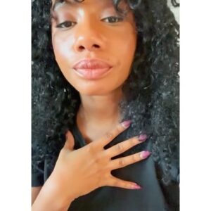 Imani Hakim Instagram - ready to star in a romcom— until then.. enjoy this video of me laughing without moving my face