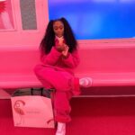 Imani Lewis Instagram - Think pink🧠