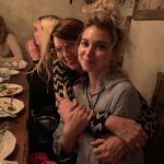 Imogen Poots Instagram - Celebrating @kameronlennoxcostumes on her birthday. No sufferer of fools but a lover of ghouls. Floated on films sets with the most watchful eye, a true protector. Crafting worlds and characters with her special fuckin sauce. In awe and so proud of you wonderful friend. A warrior 🤡. From bloody fridges, to warbling polka dots, the largest sunhat I ever did see. How lucky am I to cluck alongside you down this path, you spunky lil chick’n. Love you 🖤 #devo #devo #devo