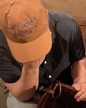 Imogen Poots Instagram - Happy Birthday to @olreid thank you Clare Stone for our caps and for capturing the zevia grape moment, the beverage that simply won’t quit. Told Noah to grab a woman’s purse, all makes sense, congratulations to us, happy new year.