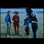 Imogen Poots Instagram - We worked 7 months didn’t really see any other folks outside our little bubble. It was intense, heady, static space expanding and imploding in your head, incredibly hard, the most fun. The rawness of people who love what they do. Being away from their kids, partners, families, a solid night’s sleep, a nice firm toilet seat -we did it. Doing a scene at 2am, deciding to cut carbs at 3am, eating a burrito by 4am. EP 8 Josh takin a night nap in between set ups on the dirt floor of a crumby bar while Noah and I came up with the most grotesque road side menu’s. Sat in our little cast chairs like a pair of chumps. Being chaperoned to the ‘snack truck’ so as not to get eaten by a mountain lion. It’s a miracle anything gets made. It’s a miracle a show about a hole got made. I’m happy our story did, cos it attracted a bunch of artists who were just loony enough, sensitive enough, silly enough, courageous to splat. Cared deeply and love what they do. Still. Thanks to our incredible crew in New Mexico, some of whom I had first met a decade ago on Fright Night. A great team who remained enthusiastic, interested, classy as hell. Worked fucking hard. Kept us all safe. This one moved us when we made it and I hope it’s moved you too. Finale lands tonight. Ta Ta! @joshbrolin @lilittaylor @shaun_sipos @olreid @thetamarapodemski @tommypelphrey @isa.arraiza #willpatton @mattjohnmaher #deirdreo’connell #lewpullman @oliveabercrombie #brianwatkins #zevborow #larrytrilling Shout out to Clyde the Buffalo and Gregor my house roach who kept comin back for more little fucker @primevideo #outerrange