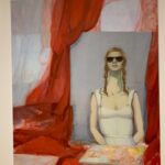Imogen Poots Instagram - PORTRAIT (RED CURTAIN) 2018 JANET WERNER @janetrosewerner