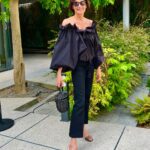 Inès de La Fressange Instagram - Tout en Patou, épatant tout ! #BravoGuillaume !