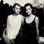 Inès de La Fressange Instagram - Nous sommes deux sœurs jumelles 🎶 @ninedurso @violettedurso ♡ @dior #dior