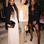 Inès de La Fressange Instagram - ma vie d’hôtesse de l’air : après Londres, Shanghaï, Malaga, New-York: Los Angeles avec Stacie & Anna @rogervivier #party @iamamiddleagemodel @mameanna_diop #jetlag but happy .