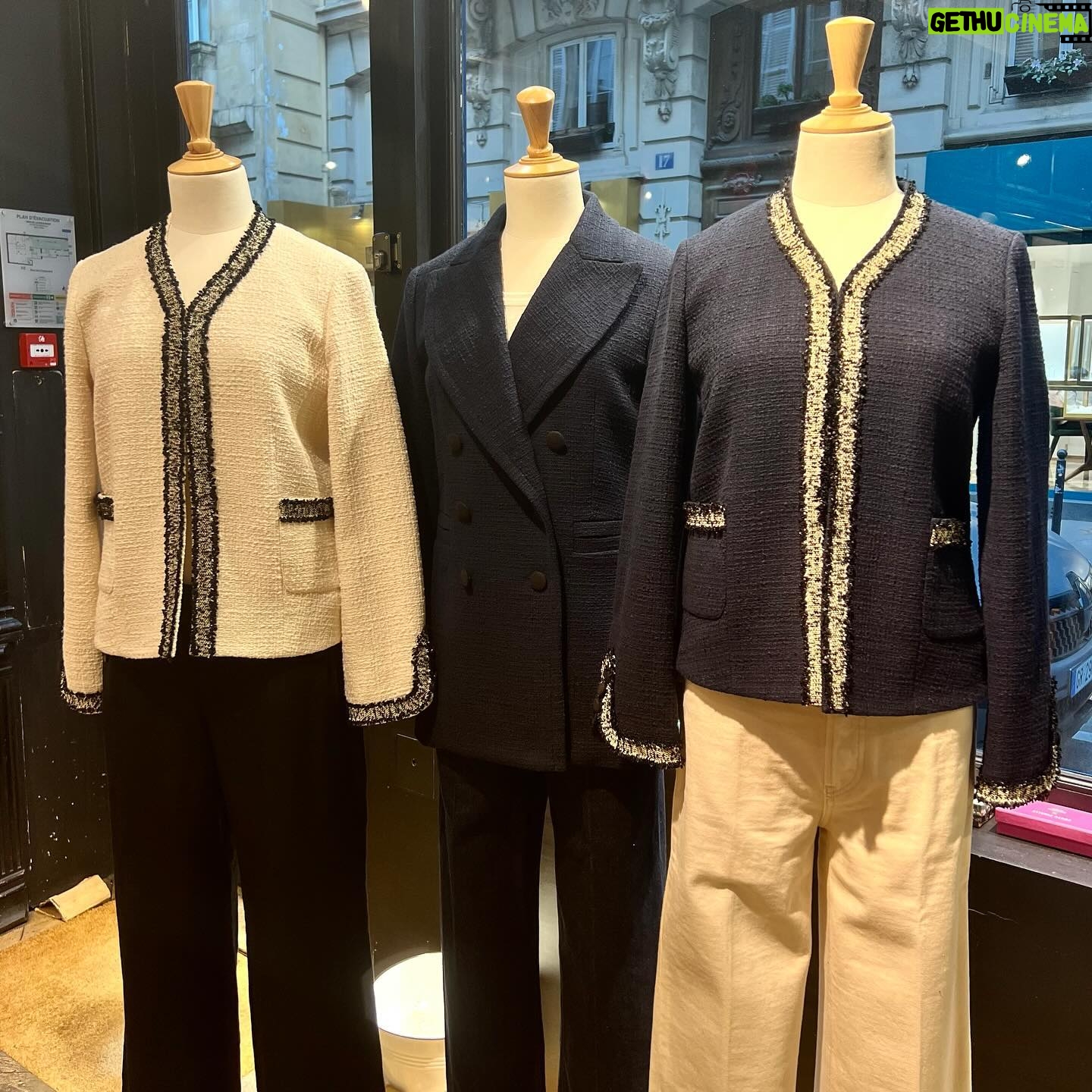 Inès de La Fressange Instagram - Hommage… @inesdelafressangeparis #newcollection #ss2024 #24ruedeGrenelle #parisianstyle #myway #gabypourlesintimes #classic #PourToutesLesOccasions #inesdelafressangeparis #sofrench