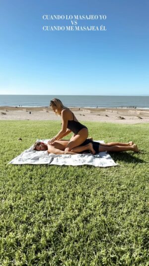 Inés Palombo Instagram - La vida misma @nico.ugarte ponete las pilas 

A quién le mandás  la indirecta no tan indirecta? 🙃 

Buen finde largo!!!

#pareja  #masajes #relacion #finde #findelargo #pascua #playa