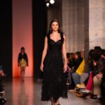 Inês Aguiar Instagram - Obrigada pelo convite @carlos_gil_designer 🖤 @lisboafashionweek