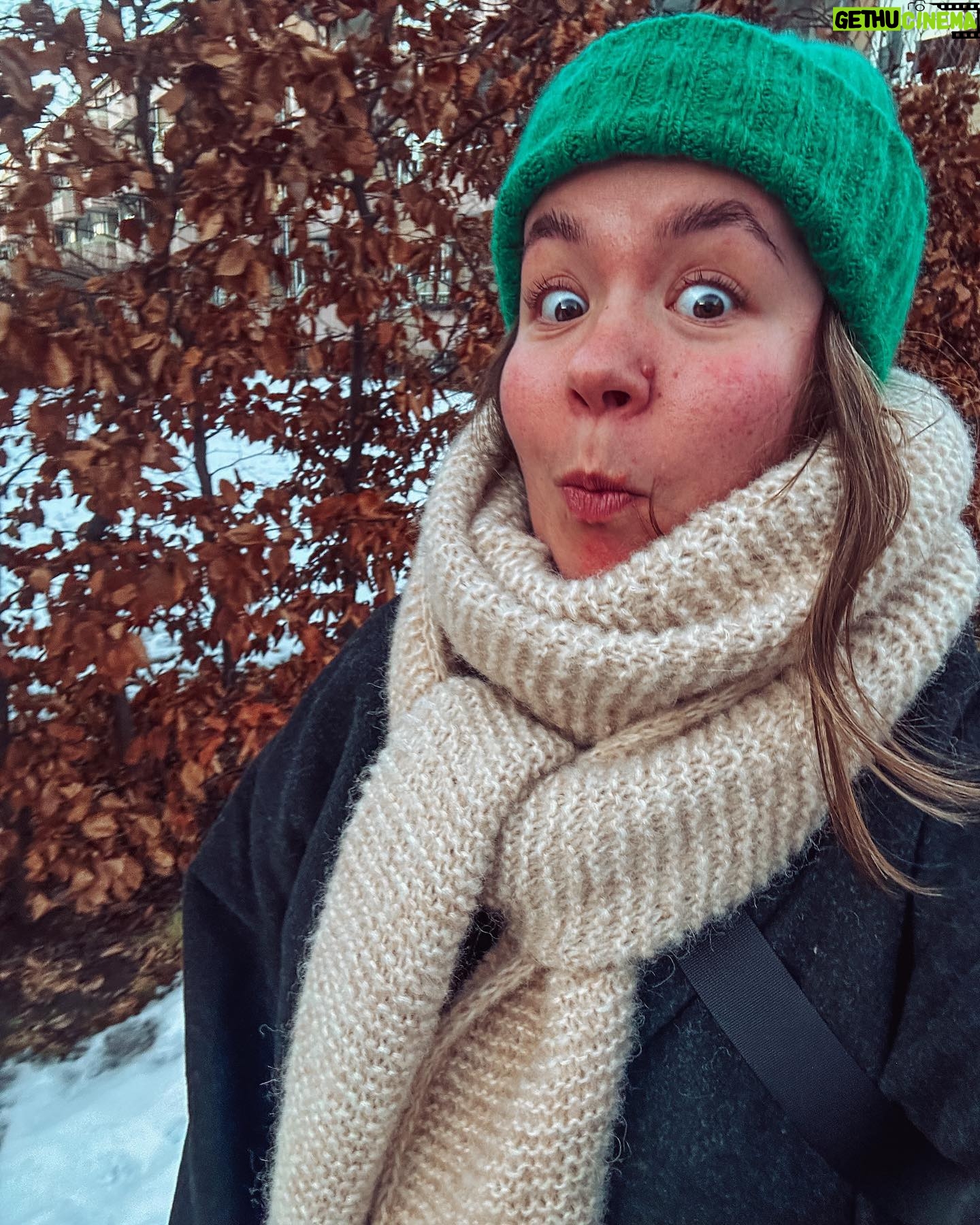 Ina Svenningdal - 1.7K Likes - Peekaboo into spring with my new self knitted babies🌟