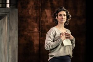 Indira Varma Instagram - Just released: brand new production shots of @indiravarma as Lady Macbeth in #MacbethTheShow. Now playing in Edinburgh until 27 January. London performances begin 10 February.
 
📸: @marcsbrenner
🎟️: macbeththeshow.com
 
Creative Team:  Simon Godwin - Director
Frankie Bradshaw - Set and Costume Design
Emily Burns - Adaptor
Jai Morjaria - Lighting Designer
Christopher Shutt - Sound Designer
Asaf Zohar - Composer
Sam Clarkson for Sound Quiet Time - Co-Sound System Designer Lucy Cullingford - Movement Director
Susanna Peretz - Hair, Makeup & Prosthetics Designer
Kate Waters - Fight Director
Amy Ball - Casting Director