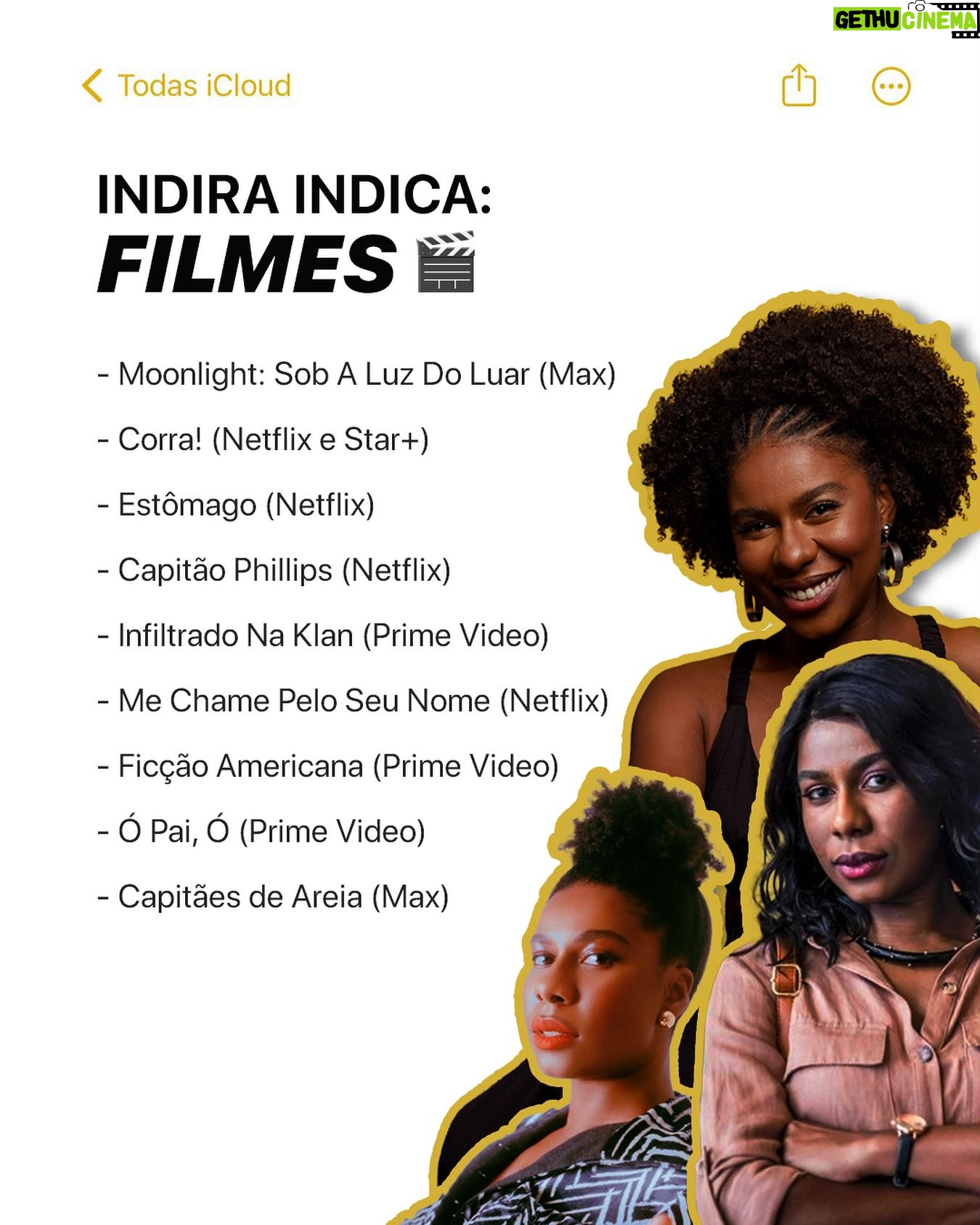 Indira Nascimento Instagram - Foi aqui que pediram mais uma listinha de filmes para maratonar? 🤩 Se liga nessas dicas de filmes que nossa querida apresentadora @indiranascimento separou para vocês!🤭 Assista esses streamings pela Claro tv . #CanalLike #DêUmLike #DicasDeFilmes #Filmes #Cinema #Streaming #Bloco #Notas #Moonlight #Corra #CallMeByYourName #AmericanFiction #CapitãesDeAreia #TomHanks #Estômago