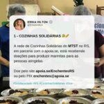 Indira Nascimento Instagram - RIO GRANDE DO SUL PRECISA DE AJUDA Frente à catástrofe no Rio Grande do Sul, a urgência segue sendo o resgate das vítimas e a solidariedade com os que perderam todos os seus pertences. Por isso, é preciso que continuemos essa grande onda de doações para entidades que estão atuando diretamente no amparo das milhares de famílias atingidas. Veja nas páginas do @cozinhassolidariasmtst, dos @correiosoficial, da @cufabrasil e do @movimentosemterra mais detalhes de como ajudar.