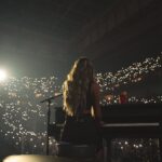 Ingrid Andress Instagram - last night was incredible for so many reasons. 1. @kelseaballerini broke the Thompson Boling Arena record for female country artists in ticket sales. And also put on a damn good show that showed her talent as well as her beautiful vulnerability. 2. @itsgeorgiawebster and I got to sing with her and it was magical. 3. I got to play for you wonderful people and felt so welcomed into the space. Thank you Kelsea for being such a light, and thank you all for turning on your lights 🫶🏼Last photo is how I feel on the inside always 📷 @kirstenbalani