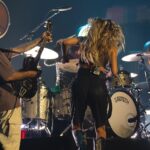 Ingrid Andress Instagram - last night was incredible for so many reasons. 1. @kelseaballerini broke the Thompson Boling Arena record for female country artists in ticket sales. And also put on a damn good show that showed her talent as well as her beautiful vulnerability. 2. @itsgeorgiawebster and I got to sing with her and it was magical. 3. I got to play for you wonderful people and felt so welcomed into the space. Thank you Kelsea for being such a light, and thank you all for turning on your lights 🫶🏼Last photo is how I feel on the inside always 📷 @kirstenbalani