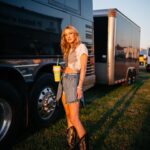Ingrid Andress Instagram - got a cowgirl hat and a fake tattoo who dis 💁🏼‍♀️ swipe to the end to see how amazing I look as a cartoon 😂 York state fair was a W 🤘🏼 📷 @worldfamousmuriel