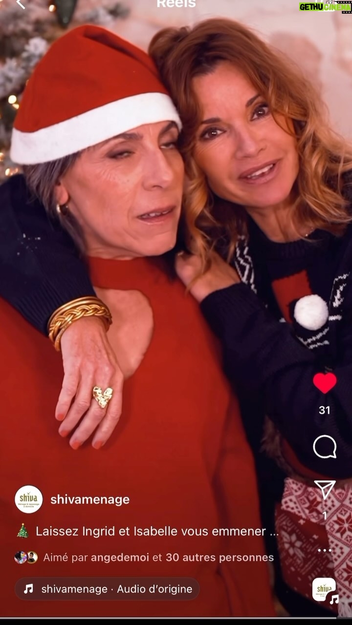Ingrid Chauvin Instagram - Nous vous embarquons avec Isabelle dans un voyage unique à travers notre vidéo spéciale fêtes : « Préparer Noël sans perdre la boule « nous avons pris tellement de plaisir , impossible de faire autrement pour moi 🙃 Je souhaite une belle découverte à tous ceux qui ne nous connaissent pas encore et je tiens à remercier toutes celles et ceux qui déjà nous on laissé de nombreux messages 😍 on adore vos commentaires ❣️. Je vous embrasse tendrement #shiva #MenageEnScene #MenageDomicile #Astuce #ConseilShiva