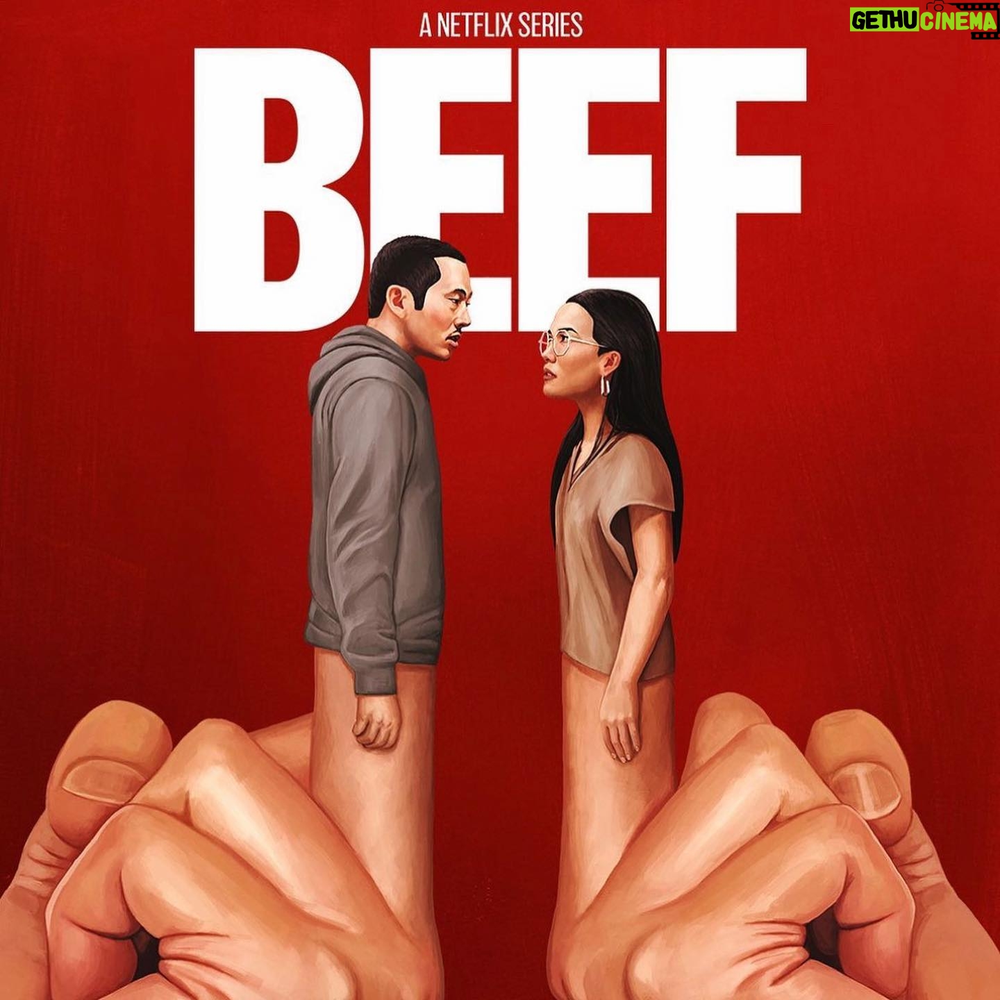 Ione Skye - 1.8K Likes - There are certain people who I’d do anything to work with, like @aliwong . So when I was asked to spend 2 days in heavy prosthetics for a blink-and-youll-miss-it cameo as “mysterious woman”….I said yes please. BEEF on @netflix now.