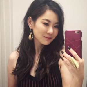 Irene Choi Instagram - I ate a LOT of mini fruit tarts at the Netflix Emmy's after party a fortnight ago. No pics to prove it, but here are some others.
Style: @cassandra 
Outfit: @hm studio
Hair/MU: @deb_chung