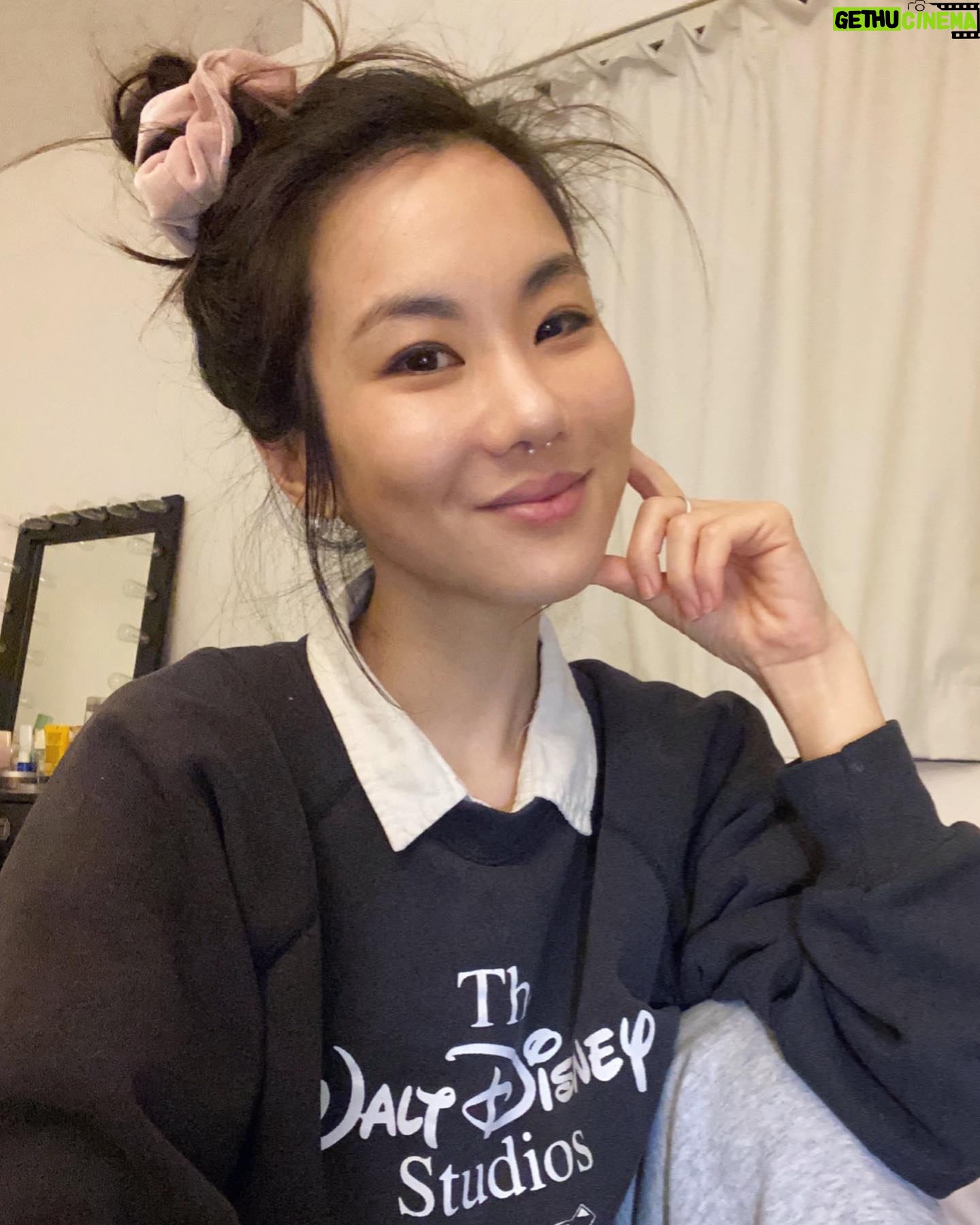 Irene Choi - 10.5K Likes - What a good hair day for me looks like vs what I usually look like. (Also, been donning pearls lately a la bitch boss Kamala Harris.)