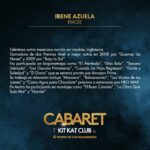Irene Azuela Instagram - El Kit Kat Club en el @teatroinsurgentes se complace en presentar a @ireneazuela como EL EMCEE en CABARET, el musical de John Kander, Fred Ebb y Joe Masteroff. Marzo 2024