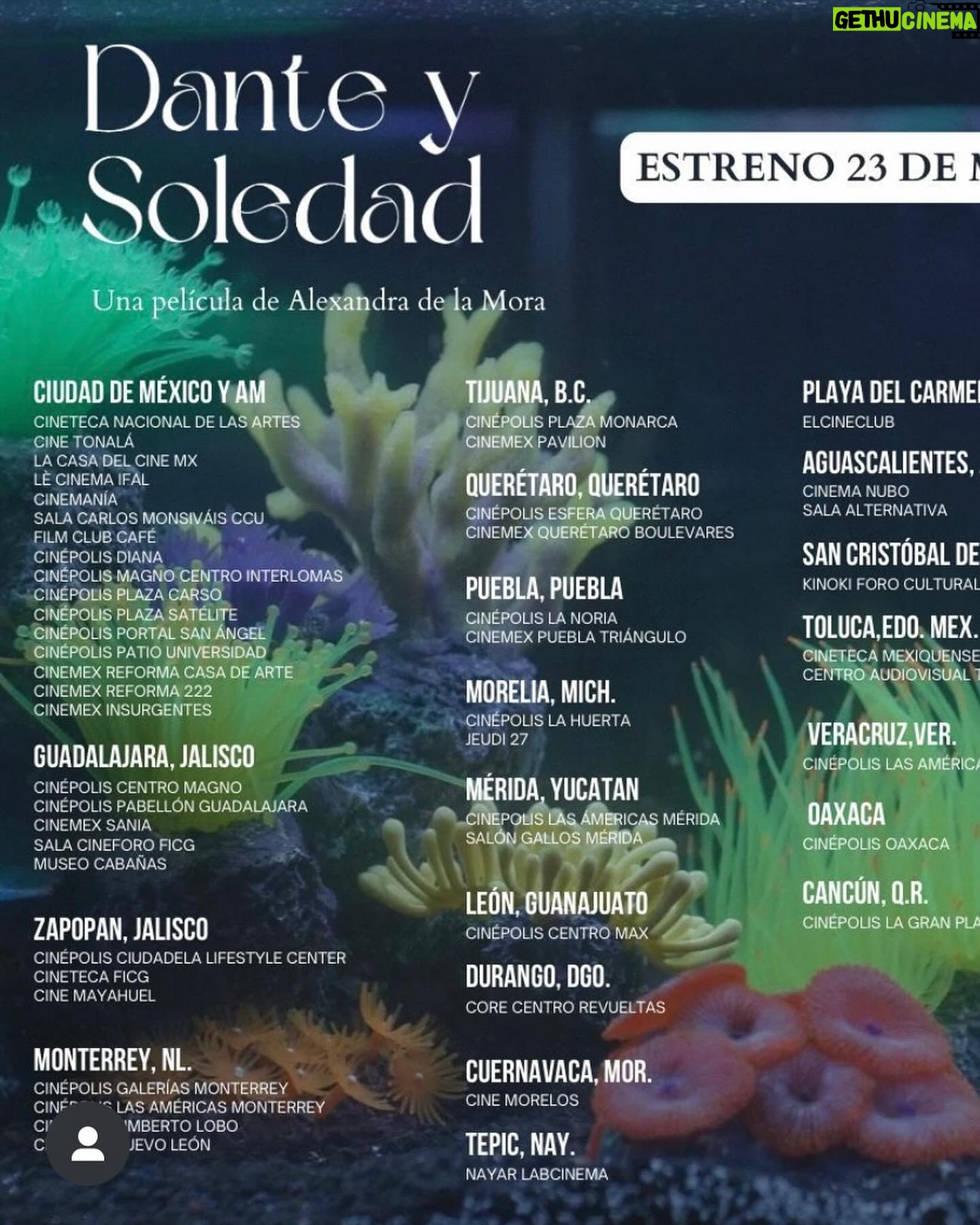 Irene Azuela Instagram - Dante y Soledad en cines. Aquí la info. @alexdelamora @somospiano @jmyazpik