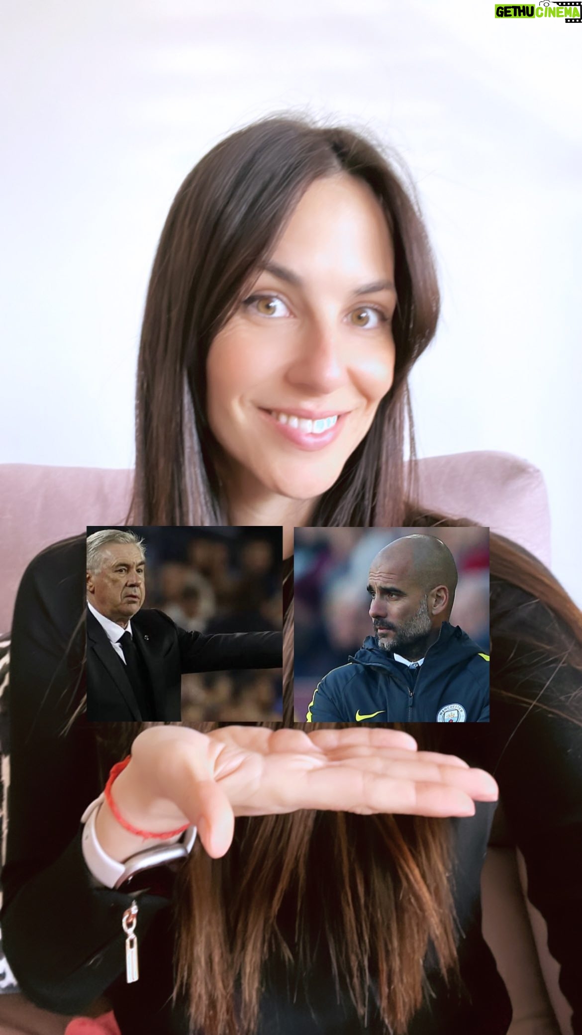 Irene Junquera Instagram - Ojo a lo que dijo Guardiola sobre Ancelotti en la previa del Real Madrid-Manchester City 👀 ¿Estáis de acuerdo? ¿Con quién os quedáis?