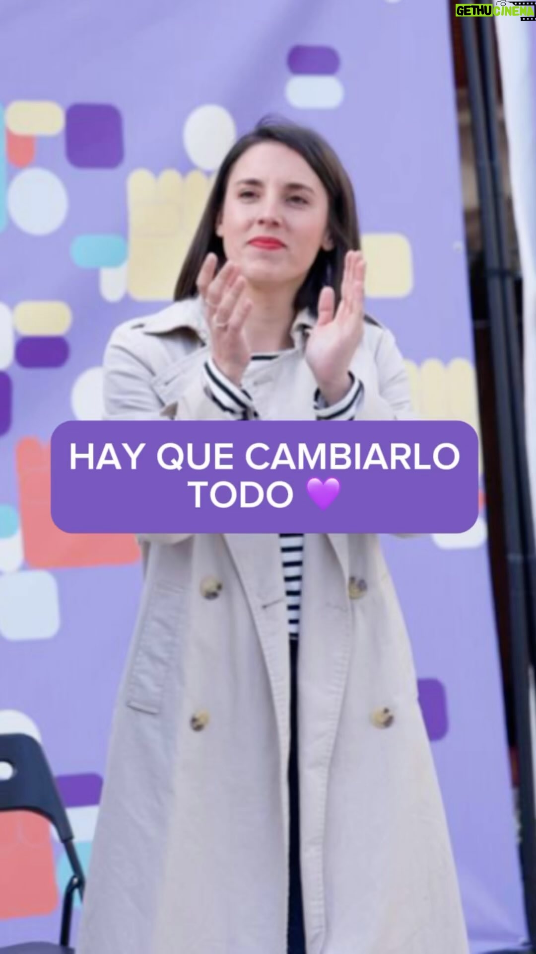 Irene Montero Instagram - ¿Vamos a dejar que se lo vuelva a quedar todo el bipartidismo? La izquierda tiene que ponerse en pie para cambiar todo lo que tiene que ser cambiado.