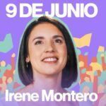 Irene Montero Instagram - 9 de junio, Europa 💜