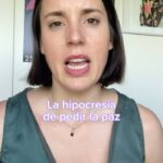 Irene Montero Instagram - No es lo mismo pedir la paz, que hacer la paz