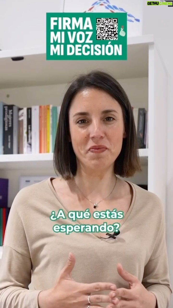 Irene Montero Instagram - “El aborto es un derecho fundamental en cualquier sociedad democrática. Por eso, la Iniciativa Ciudadana Europea MI VOZ, MI DECISIÓN pretende blindar, garantizar, el aborto legal, seguro y gratuito en toda la Unión Europea ante la amenaza de las derechas de poner en riesgo los derechos fundamentales de las mujeres.” @i_montero_ 💜 #MIVozMiDecisión #AbortoLibreYGratuito #FIRMAyDIFUNDE
