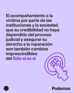 Irene Montero Instagram - #SoloSíesSí
#danialves