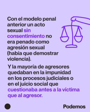 Irene Montero Instagram - #SoloSíesSí
#danialves