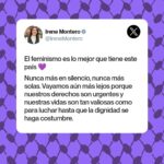 Irene Montero Instagram - El feminismo es lo mejor que tiene este país 💜