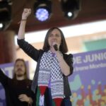 Irene Montero Instagram - Muchas gracias por venir a la Fiesta de la Primavera de Podemos otro año más. Y por supuesto, este 9 de junio, vota Podemos 💜✨
