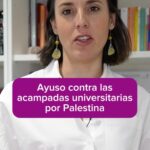 Irene Montero Instagram - Ayuso, tu idea de libertad se parece mucho a la complicidad con el g3n0c1d1o #palestinalibre