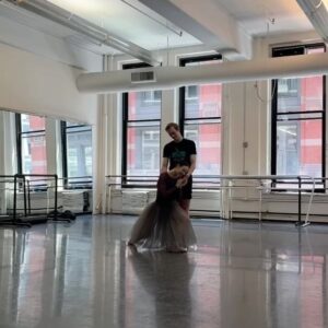 Irina Dvorovenko Instagram - 🌹ONEGIN⚔️🥀

Here were are in the studio today! Working with two marvelous dancers - The exquisite Christine Shevchenko who plays Tatiana and the very talented and charismatic Joseph Markey who plays her husband Gremin.

Today we worked on 2 major things: 

⭐️We worked on perfecting the technique and made sure that the partnering is effortless for both characters.

⭐️We also worked on the emotional balance as well as the small details. 

This is a very special ballet for me as it was the last ballet I performed with American Ballet Theatre. I was lucky enough to perform Tatiana over the years and with each performance, I was a different Tatiana as this role has enormous room for interpretation. Every ballerina can bring her own unique qualities into it. Make sure you don’t miss these two during the upcoming ABT Summer Season which starts June 18th! 🖋️🖤🩰@christineshevchenko @josephemarkey @yagp @abtofficial @blochdanceusa @bloch_eu #Onegin #EugeneOnegin #BlochBallerina #bloch #principal #privatecoaching #ballet #ballerina #YAGP #ABT #americanballettheatre