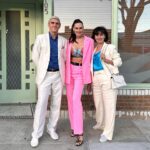 Irina Antonenko Instagram – The greatest time with my family 🫶! 
Love you mom and dad 🩵💙🤍
#familytime