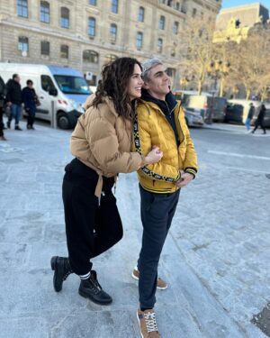 Irina Antonenko Instagram - This has been the most amazing trip to Paris in my life. I spent valuable time with my parents 🥹
Miss you so much and hopefully I can see you again soon ❤️‍🔥!!! 
#familytime #happydaughter