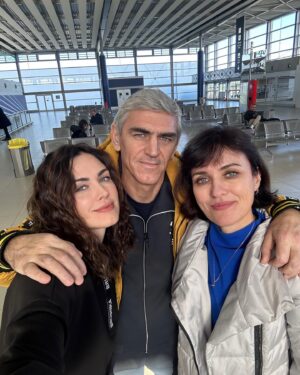 Irina Antonenko Instagram - This has been the most amazing trip to Paris in my life. I spent valuable time with my parents 🥹
Miss you so much and hopefully I can see you again soon ❤️‍🔥!!! 
#familytime #happydaughter