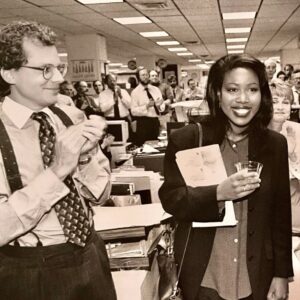 Isabel Wilkerson Instagram - An unbelievable 30 years ago today, the path of my life changed forever. That afternoon, I was seated at a computer at The New York Times with my editor, Carl Lavin, as the 1994 Pulitzer Prizes were being announced.  I watched the winners and categories scroll down the screen in what felt like slow motion, and then I saw my name. 

I called my mother, who insisted she knew I would win all along, and my father, who was too choked up to speak, and then walked into the out-of-body applause of the old newsroom on 43rd Street and to hugs all around, starting with the executive editor and publisher.

The previous year had been a huge one as Chicago Bureau Chief — immersion in the life of a 10-year-old boy on the South Side of Chicago and then bearing witness to people trying to survive a 500-year flood that engulfed the Midwest. 
A finalist in two categories, I felt as much relief as indescribable joy the moment I won in Feature Writing for “high literary quality and originality.” It would stunningly make me the first Black woman to take home a Pulitzer in journalism and the first Black journalist to win for individual reporting. An honor to be in the company of the great William Raspberry, David Remnick, Annie Proulx, Edward Albee and others whose names were called that day.

I heard from Senators, the President, former editors and teachers. The most beautiful, heartfelt letters. My parent’s insurance agent saw the name in the paper, checked his files and called to congratulate them both. I treasured hearing from people I’d written about — the bouquet of roses from a Chicago principal whose high school I’d done a beloved piece on. 
The narrative writing that won the Pulitzer would be the foundation of the books I would come to write. The seeds and early cadences of The Warmth of Other Suns and Caste can be seen in all of these stories. 
After the news, The Times ran a full page ad about my win. For years, my father had run out to get every paper I had a story in and would make note in his engineer’s hand: “Isabel’s story on Page A17.” That day, he went home with a bunch of papers to add to his collection of fatherly pride. Forever grateful he lived to see that day.