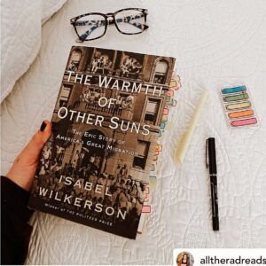 Isabel Wilkerson Instagram - I will never forget taking my firstborn book, The Warmth of Other Suns, out into the world and hearing the most startling endorsement it has ever received.  On a community radio show in NYC, we were soberly discussing the impact of the Great Migration and the fortitude of the ancestors when an enthusiastic reader who happened to be a minister cut to the chase:

“This book is so important, you have to read it,” he told listeners.

“And if you can’t afford to buy the book,” he said, “steal the book.” 

It may have been metaphorical, but he had made his point.

Around the same time, I went to Chicago on book tour and excitedly went into what was then the main book store in Hyde Park — Borders Books on 53rd Street — and was anxious to see my newborn on the shelf.  I looked all over for it in Nonfiction and in History and in African-American Studies. I couldn’t find it anywhere and started to get worried that it wasn’t getting the placement it should have gotten. 

I went to the front desk to ask about it. 

“Oh that book,” the clerk said. “We had to put it behind the counter. It was walking out on its own.” 

And so there it was next to Jay Z’s memoir and Terry McMillan’s newest best seller and another of John Grisham’s blockbusters. Never in a million years would I have expected a deeply researched work of narrative nonfiction to need to be locked behind the counter with those commercial heavyweights.

Now, 14 years later, The Warmth of Other Suns is available for a limited time for $1.99 on Amazon in Kindle format to kick off Black History Month. Thrilled for every new reader who will now have even more chances to know Ida Mae, Robert and George and the courage of the people of the Great Migration.

May we come to a deeper appreciation of our country’s history this month because Black History is American History.

_______________
The first photo is of me at the indie bookstore, Books Are Magic, in Brooklyn, where I signed Warmth and Caste for the holidays, in addition to signings at McNally Jackson, Barnes & Noble, and Cafe Con Libros. 

#thewarmthofothersuns #castetheoriginsofourdiscontents 
#blackhistorymonth #history