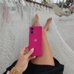 Isabel Burr Instagram - Unos días en el paraíso 💚🌴 @motorola_mx #edgefamily #hellomoto #motorolaedge50 #motorolaedge50fusion