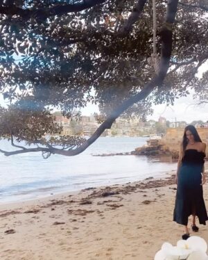 Isabel Lucas Instagram - Congratulations to my wonderful friend @edwina__forest and the whole amazing @_aje_  team. What a charm joining in celebrating 15 years of @_aje_ .

Acknowledging your creativity, classic designs and living your passion with integrity & style.

@kitaalexander & @abigailoneill, I adore how you make me laugh and all the beauty you bring!

Dress & shoes by @_aje_ 
Jewels by @cassandramamone

#AjeWorld #Element24 #Aje15years #rawbeauty #toughfemininity #effortlesscool