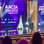 Isabel Lucas Instagram - Thank you @aacta & congrats to all the nominees! Thank you to the storytellers who create a culture of connection and communication. May we embrace diversity, listening, celebrating our differences and what we share. It was a delight presenting with you @osamah.sami x